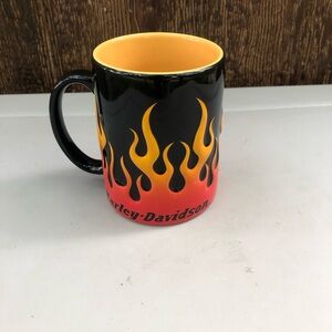 Harley-Davidson Core Sculpted Flames Coffee Mug